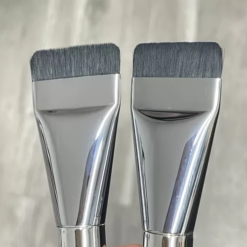 2db Prémium Nylon Festőecset Elegáns Fém Nyéllel
