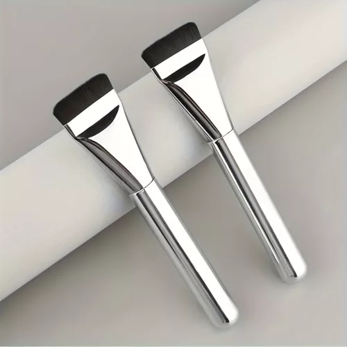 2db Prémium Nylon Festőecset Elegáns Fém Nyéllel