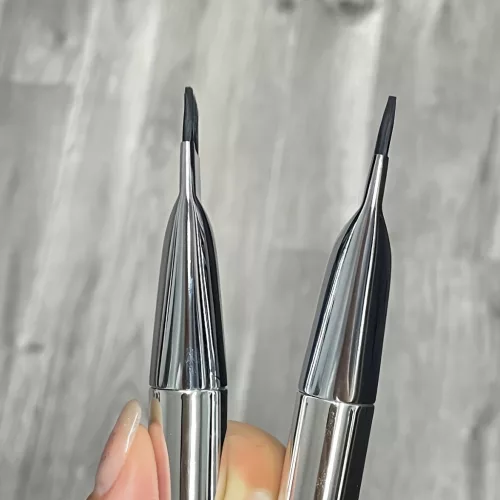 2db Prémium Nylon Festőecset Elegáns Fém Nyéllel