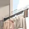 Alumínium ötvözet összecsukható szárítóállvány horogokkal