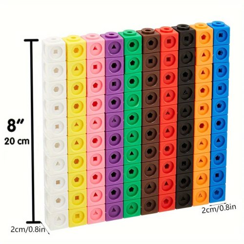 Matek Link Kockák 100 Kockából Álló Készlet