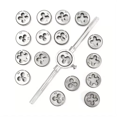 Metrikus Tap Die Készlet M3-M12 Csavarcsatornák