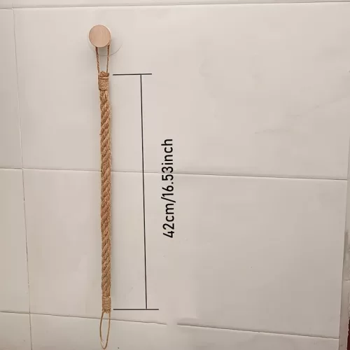 Rusztikus Kenderkötél WC Papírtartó