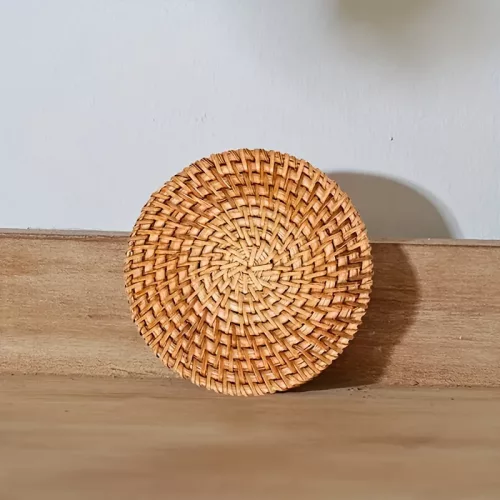 6db Kézzel Készített Rattan Poháralátét