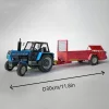 Traktor modell utánfutóval