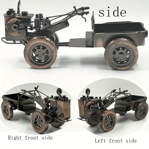 Öntött vas vintage traktor modell