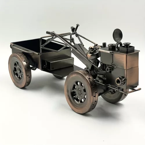 Öntött vas vintage traktor modell