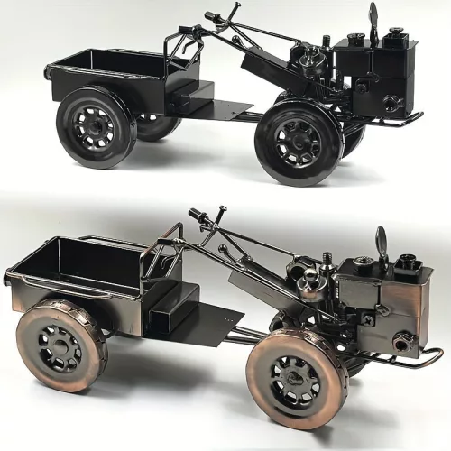 Öntött vas vintage traktor modell
