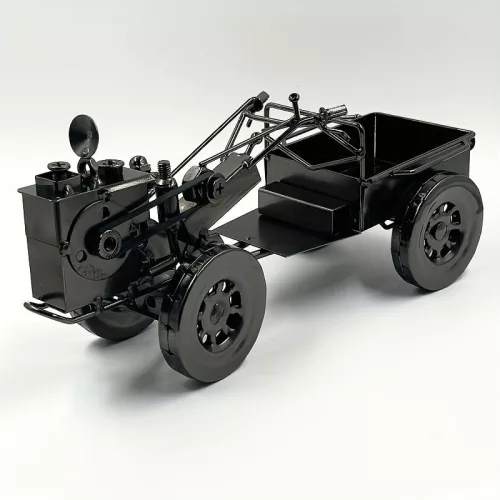 Öntött vas vintage traktor modell
