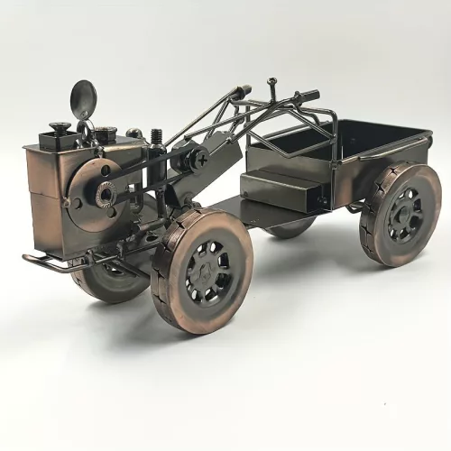 Öntött vas vintage traktor modell