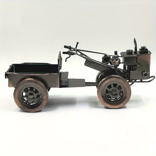 Öntött vas vintage traktor modell