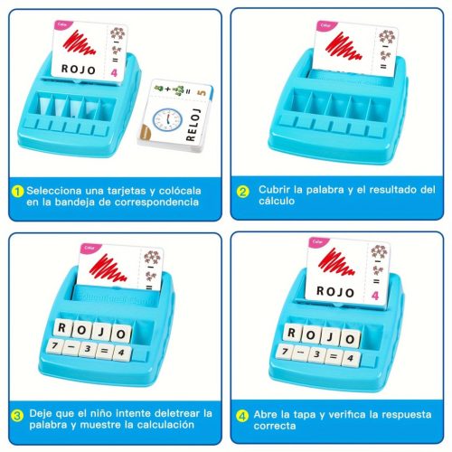 2 az 1-ben Szó kirakó Tanulási kártyajáték