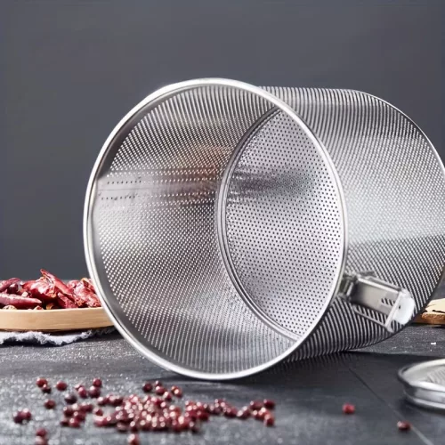 Tartós rozsdamentes acél fűszerező infúzor finom szűrővel