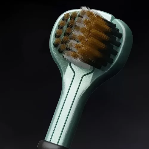 2db Ergonomikus Háromoldalú Puha Sörtéjű Fogkefe
