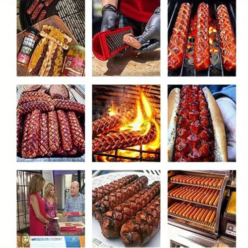 Műanyag hot dog szeletelő