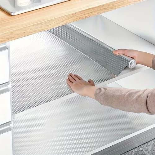 1 tekercs magas hőmérsékletnek ellenálló alumínium konyhai matrica