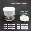Öntapadós Gumi ajtóütköző Rozsdamentes Acél Alappal