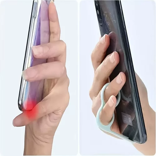 7 db Csúszásmentes Telefonakasztók Ujjgyűrűvel
