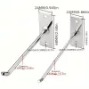Falikampó Szög Falikijelző Ékszerkampó Mobiltelefon Kiegészítők Egyvonalas Kampó Acél Hardver Eszköz Kalapács Fogó Falra Szerelés 5.8x90 Mm - 10