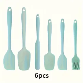   6 darabos Prémium Szilikon Spatula Készlet Nordic Green - 6 db
