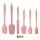 6 darabos Prémium Szilikon Spatula Készlet Nordic Pink - 6 db