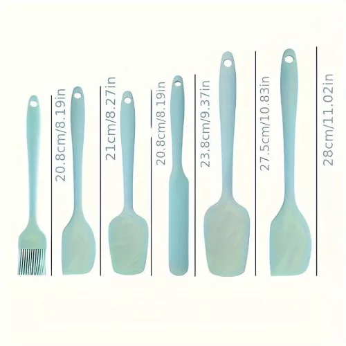 6 darabos Prémium Szilikon Spatula Készlet Északi-lila - 6 db