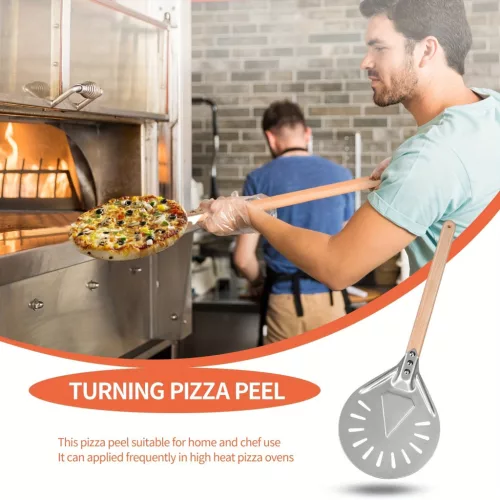 8 hüvelykes kerek alumínium pizza lapát