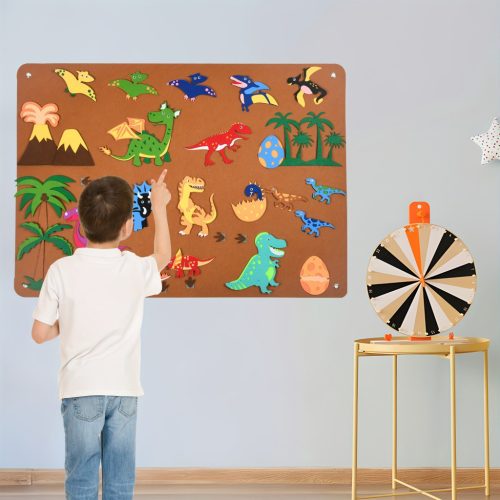 Dinoszaurusz Kaland Filctábla - történet mesélő tábla