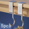 3/5db vas segédkampó 【ezüstös】 - 5 db