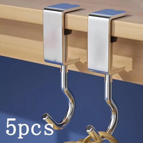 3/5db vas segédkampó 【ezüstös】 - 5 db