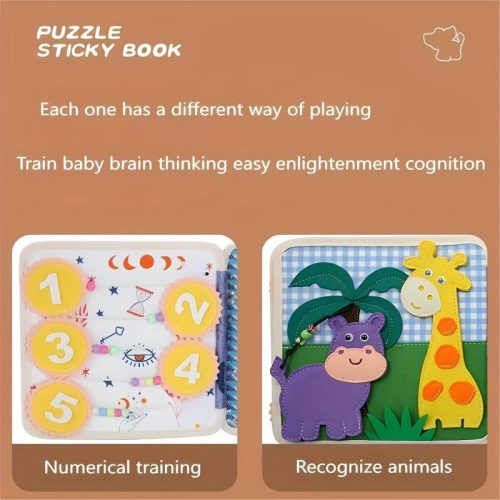 Oroszlán alakú foglalkoztató tábla