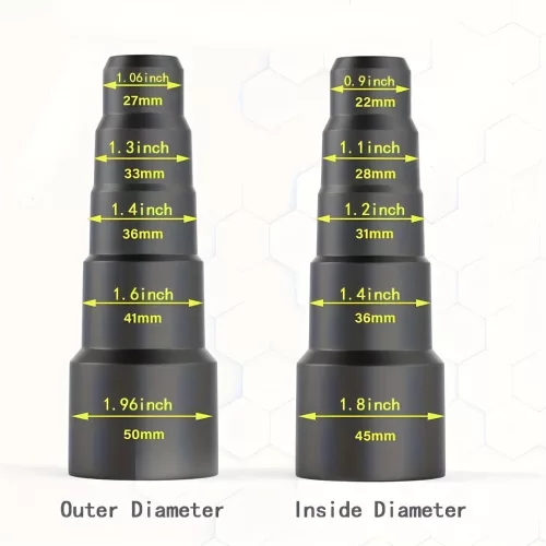 Dupla Ciklon Porösszegyűjtő, 50mm/2'' DIY Turbófeltöltős Faipari Szeparátor Gyűjtőkanna Három opció, A (Eredeti, nincs második)/B készlet kettős/C Csak a második