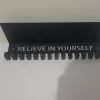 Stílusos Fém Éremtartó 30,0x6,5 cm Falra Szerelhető