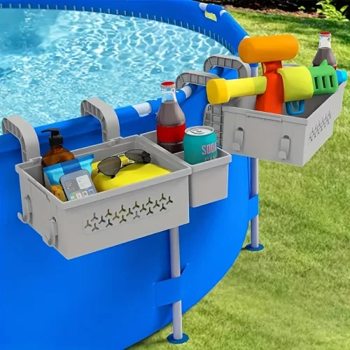 POOLHACKER 2 részes medence melletti tárolókosár készlet