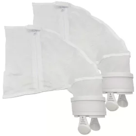   Medence Tisztító Univerzális Csomag Cipzárral a Polaris 280 Medence Tisztítóhoz, Tartós Nylon Hálótasakok Rögzített Pánttal (2db)