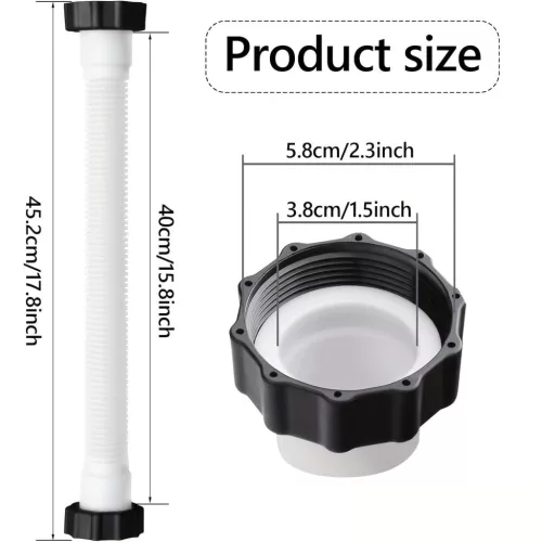 40 cm medence szűrő pumpa tömlő