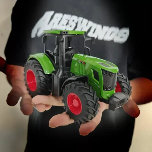 1/24 Méretarányú Vékonykerekű Játék Traktor