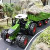 Élethű 42cm-es Farm Traktor Játékkészlet Pótkocsival