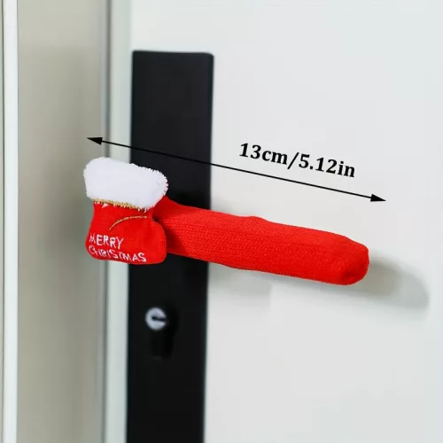 4 db karácsonyi ajtókilincs dísz,