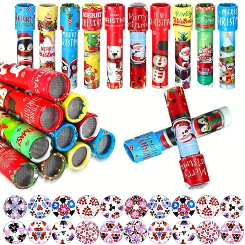 Karácsonyi Témájú Kaleidoszkóp Szett