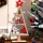 3D fa karácsonyfa díszek mikulással, hóemberrel, rénszarvassal és ünnepi elemekkel