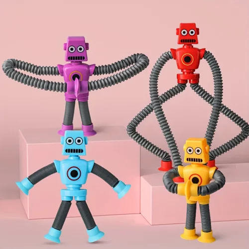 Teleszkópos robot játék
