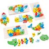 3D-s Montessori fa puzzle játék