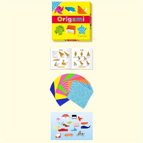 Színes Origami/Kirigami készlet gyerekeknek