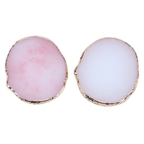 Art Nails kellékek Kerek gyanta achát kő köröm színpaletta gél lakk raklap keverő rajz festék lemez alátét