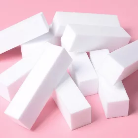   10 db Fehér erősen habzó polírozó reszelő Nail Art Tool Körömpolírozó reszelő