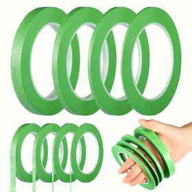   Zöld Csíkos Maszkolószalag Autókhoz & Motorokhoz - 4db, Ideális DIY Autókarosszéria & Festészeti Művészeti Projektekhez