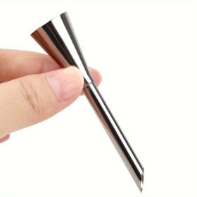   Egy Darab Tejszínhabozó Cső, Rozsdamentes Acél Muffin Injekciós Tipp, Orosz Pufi Tészta Fecskendő Eszköz, Muffin Pufi Injekciós Eszköz, Pufi Tészta Csőtipp, Tészta Eszköz, Sütőeszközök