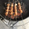 6/12 Darab, Grillnyársak, Rozsdamentes Acél Nyársak BBQ-hoz, Multifunkcionális Fém BBQ Nyársak, Grill Rozsdamentes Acél Nyársak, BBQ Tűpálcák, Szabadtéri Főzés, BBQ Felszerelések