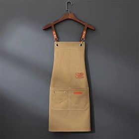   Szakácsvászon Kötény Keresztezett Vállpántokkal És 3 Zsebbel, Főzéshez, Grillezéshez, Grillezéshez, Munkához, Festéshez, Kertészkedéshez, Sütéshez Férfiaknak És Nőknek